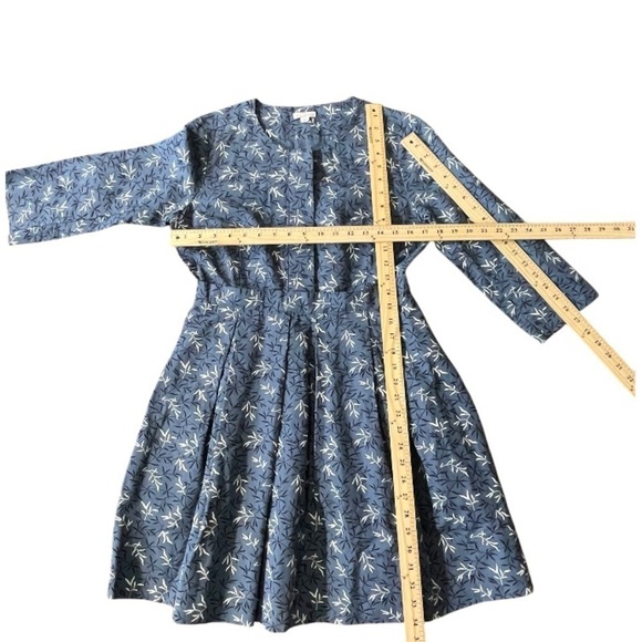 Gap Designed and Crafted Dress Fit & Flare Pockets- Women’s 6- Bamboo Leaf Print - Picture 13 of 13